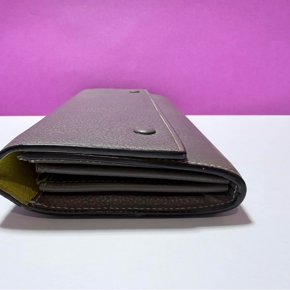 Celine Yellow and Gray Leather Accessory - Picture 7 of 7